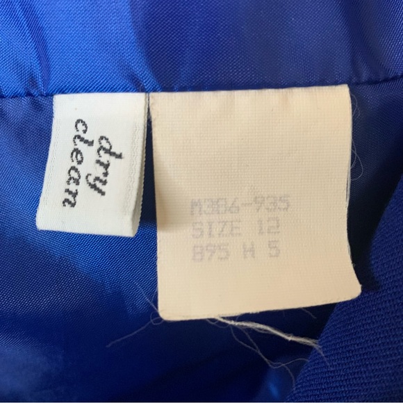 Pendleton Wool Blazer Jacket Blue Size 12 - Picture 3 of 6